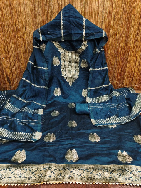 Dhaaga Ghar Embroidered Unstitched Dress Material - Image 2