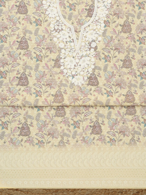 Soch Printed Unstitched Dress Material - Image 5