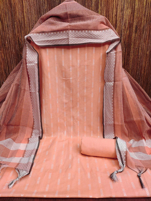 KALINI Pure Cotton Unstitched Dress Material