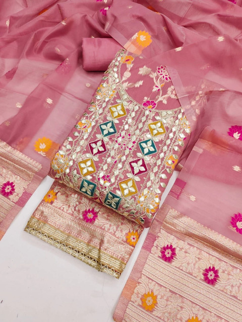 KALINI Unstitched Dress Material - Image 3