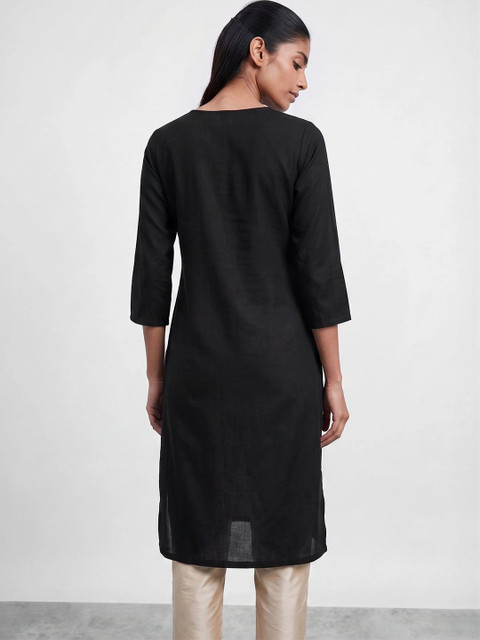 Melange by Lifestyle Women Ethnic Motifs Embroidered Thread Work Kurta - Image 2
