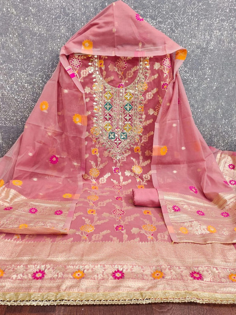 KALINI Unstitched Dress Material - Image 2