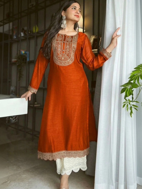 CREATIVE KORNER Women Embellished Kurta