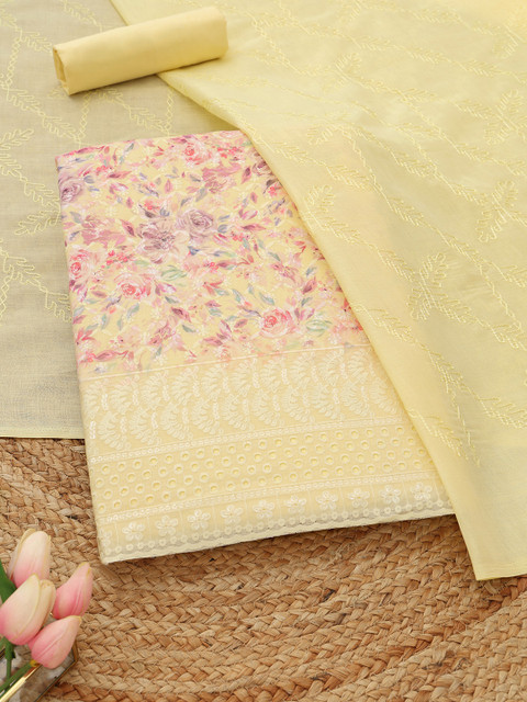 Soch Printed Unstitched Dress Material