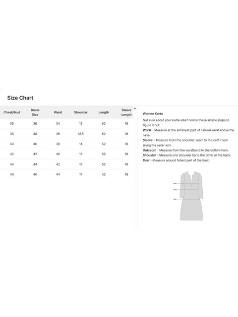 Vorcia Febtex Printed V-Neck Ethnic Straight Kurta - Image 4