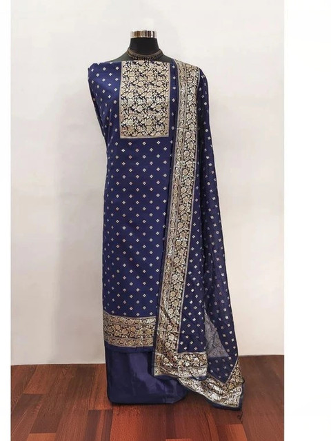 Dhaaga Ghar Art Silk Unstitched Dress Material