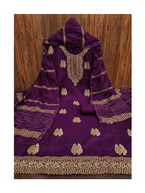 Dhaaga Ghar Art Silk Unstitched Dress Material