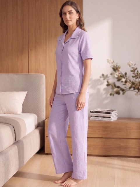 CORSICA Solid Shirt with Trousers - Image 5