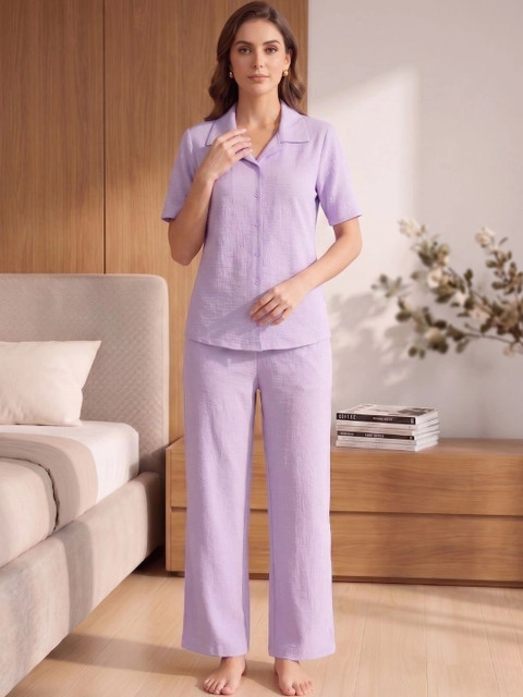 CORSICA Solid Shirt with Trousers - Image 7