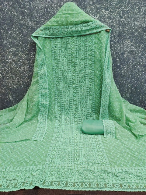 Rangrath Embroidered Unstitched Dress Material - Image 3