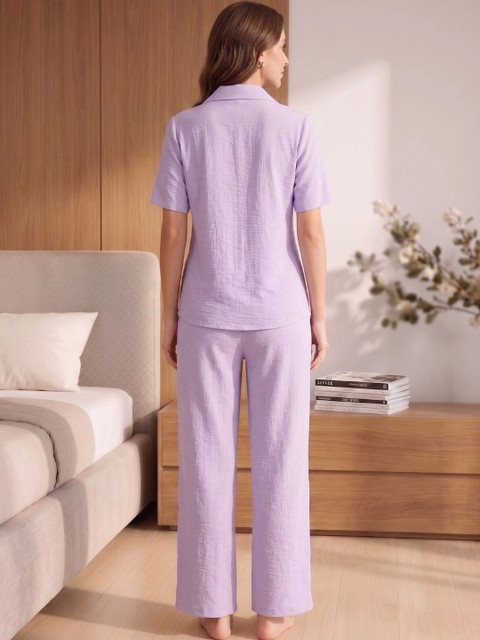 CORSICA Solid Shirt with Trousers - Image 3