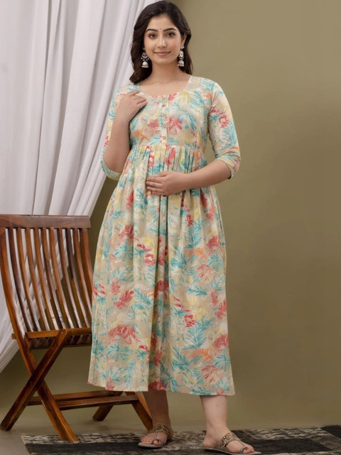 NITVAN Women Floral Printed Floral Kurta