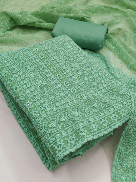 Rangrath Embroidered Unstitched Dress Material - Image 2