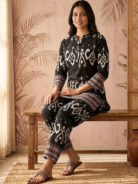 Banwaree Printed Tunic with Trousers - Image 3