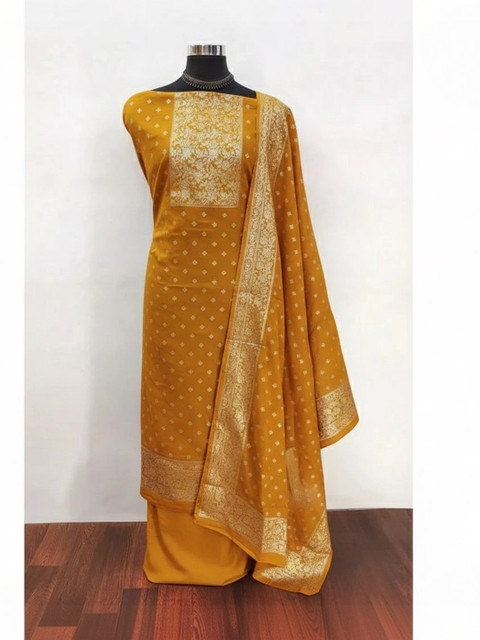 Dhaaga Ghar Art Silk Unstitched Dress Material