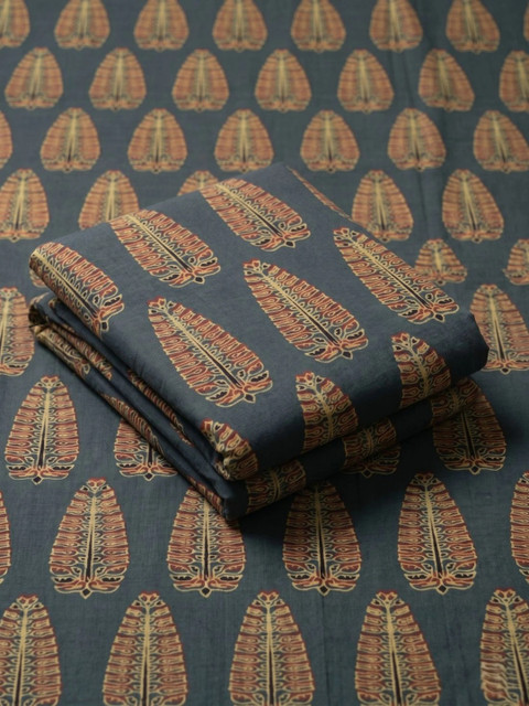 The Weaave Traveller Printed Pure Cotton Unstitched Dress Material - Image 3