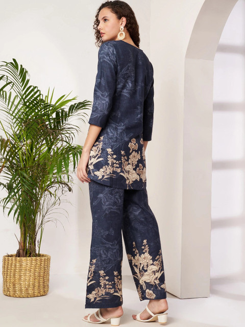 Twelve South Floral Printed Tunic with Trousers - Image 6