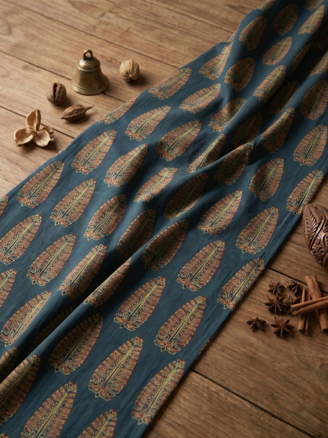 The Weaave Traveller Printed Pure Cotton Unstitched Dress Material - Image 2