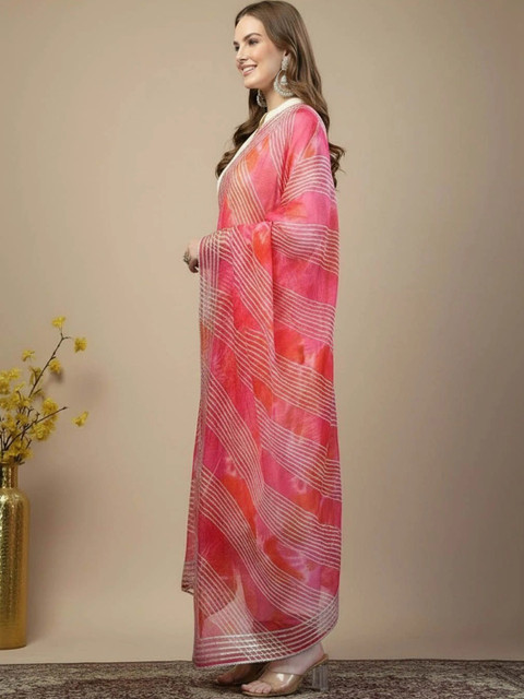 KALINI Printed Leheriya Dupatta - Image 2