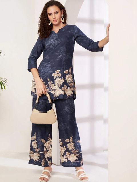 Twelve South Floral Printed Tunic with Trousers - Image 2