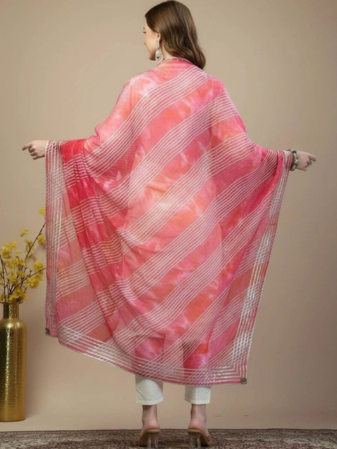KALINI Printed Leheriya Dupatta - Image 3