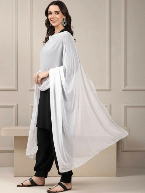 KALINI Dupatta with Sequinned
