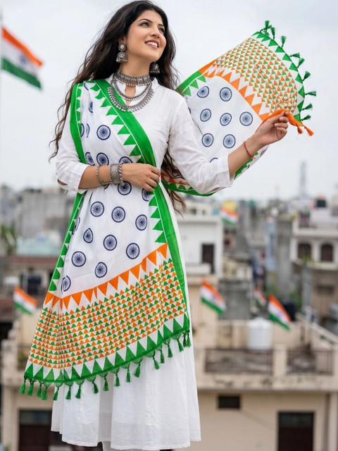 Varanga Ethnic Motifs Printed Dupatta