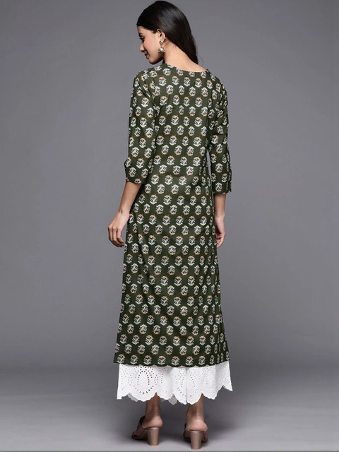 KALINI Women Ethnic Motifs Printed Kurta - Image 3