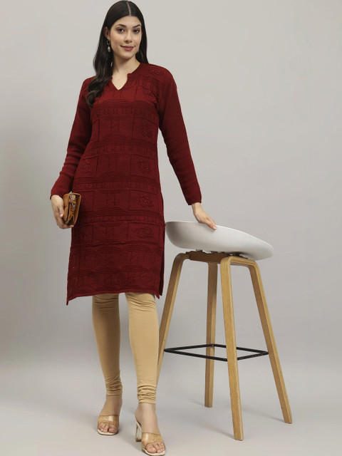 CANBLAR Women Woollen Kurta