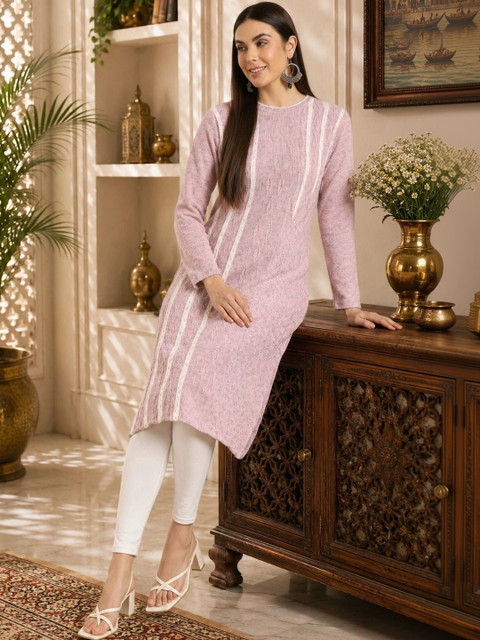 CANBLAR Women Woollen Kurta