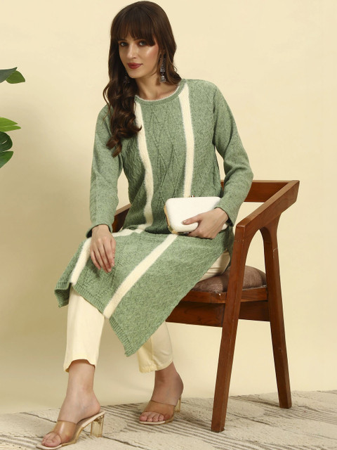 CANBLAR Women Woollen Kurta