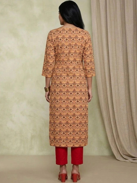 KALINI Women Ethnic Motifs Printed Kurta - Image 4