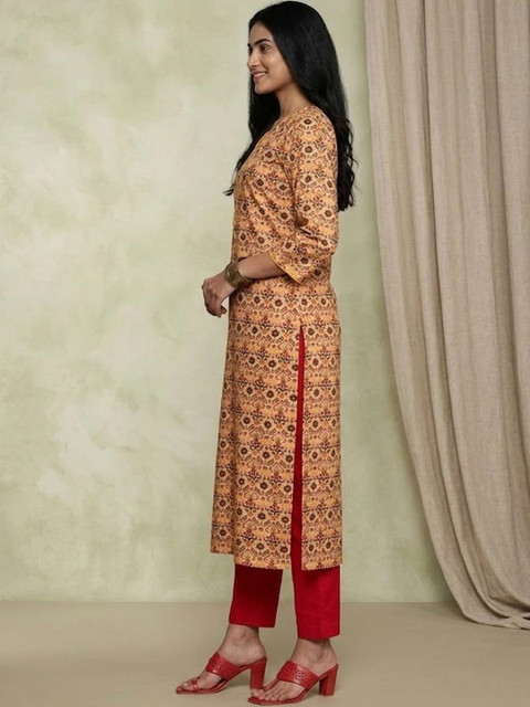 KALINI Women Ethnic Motifs Printed Kurta - Image 6