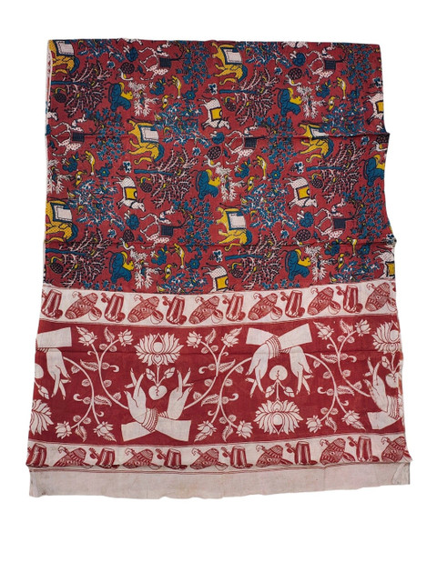 ivikta Ethnic Motifs Printed Pure Cotton Block Print Dupatta - Image 2