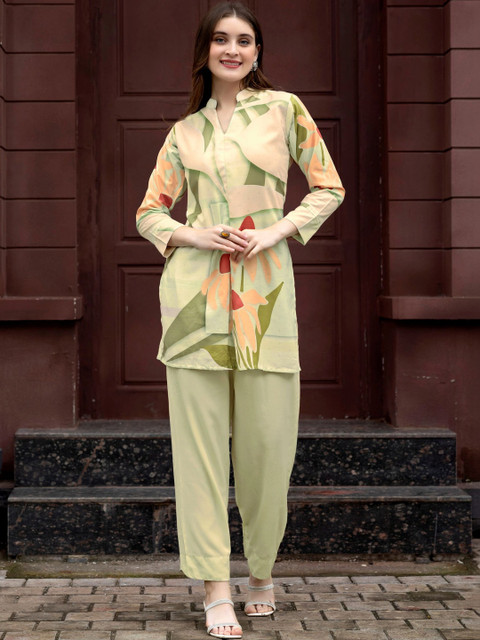 Laasika Floral Printed Tunic with Trousers
