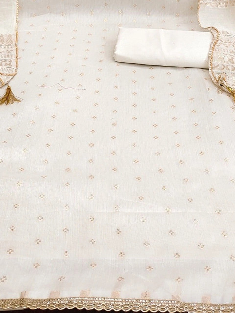 Dhaaga Ghar Embroidered Unstitched Dress Material - Image 3
