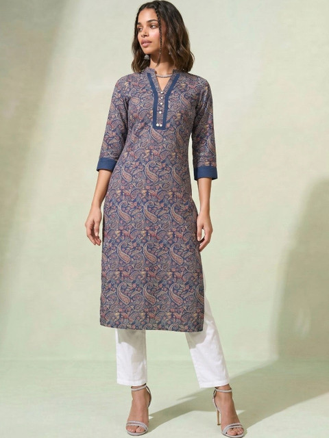 AADVIKA Women Paisley Printed Indie Prints Kurta