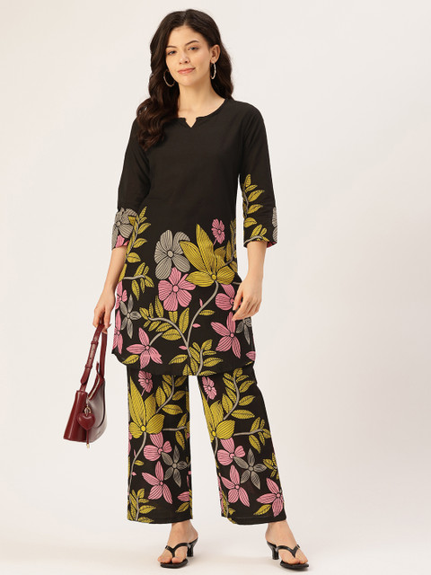 FERANOID Floral Printed Tunic with Trousers - Image 6