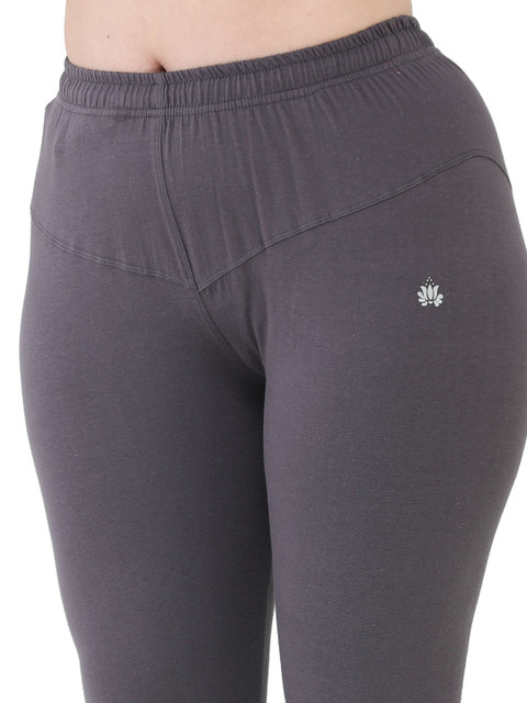 PADMAKSHI Women Grey Cotton Leggings - Image 5
