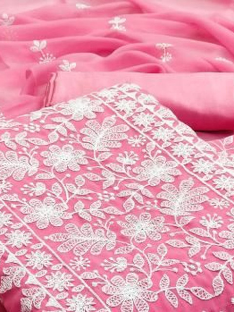 CLEMIRA Embroidered Sequinned Unstitched Dress Material - Image 2