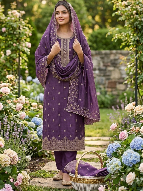 F 13 STUDIO Unstitched Dress Material