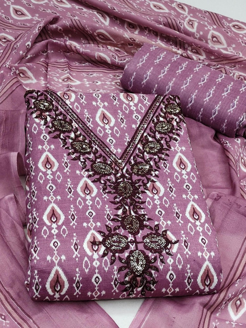 Dhaaga Ghar Printed Unstitched Dress Material