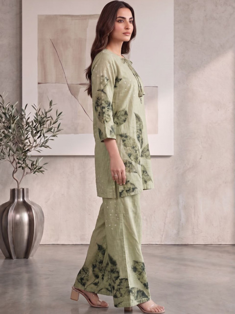 MASSTANI BY INDDUS Bohemian Dyed Tunic with Palazzos - Image 6