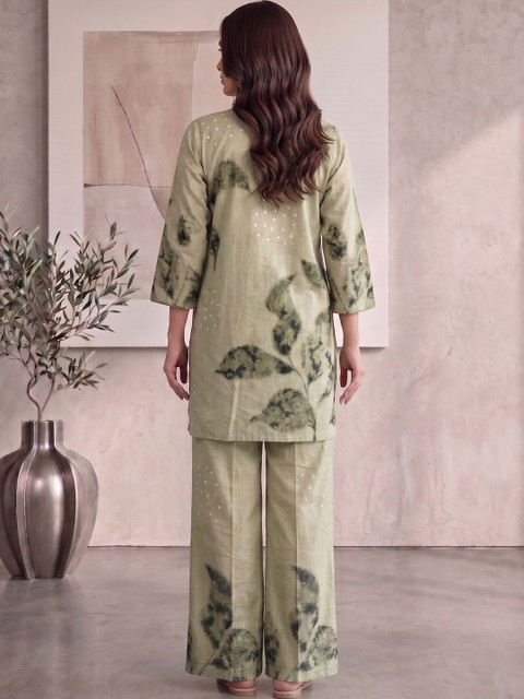 MASSTANI BY INDDUS Bohemian Dyed Tunic with Palazzos - Image 4