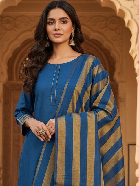 Shreemaa Creations Pure Cotton Unstitched Dress Material - Image 2