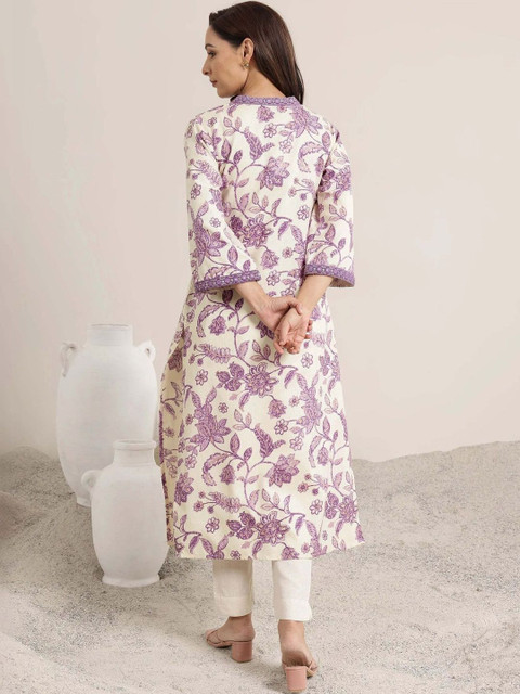 KBZ Women Floral Printed Kurta - Image 4
