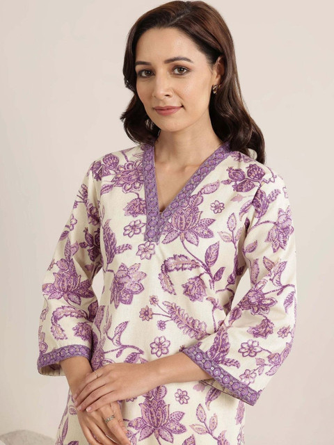KBZ Women Floral Printed Kurta - Image 3