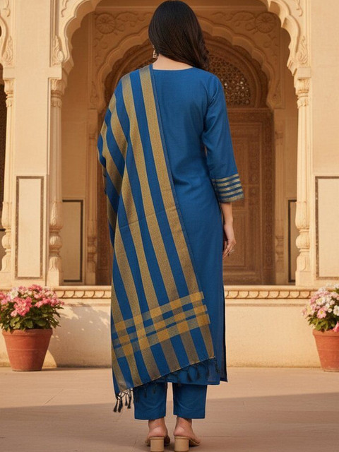 Shreemaa Creations Pure Cotton Unstitched Dress Material - Image 3
