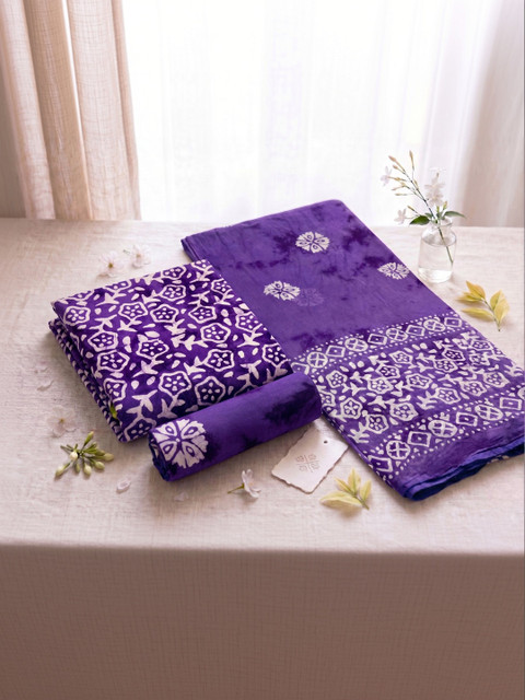 Madhuri Creation Embellished Pure Cotton Unstitched Dress Material