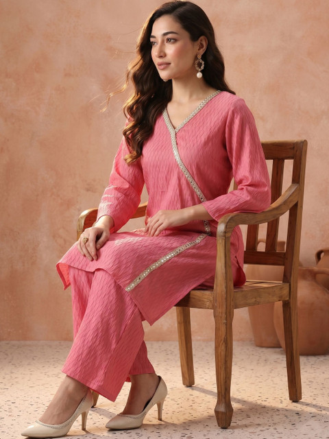 DressBerry Self Design Tunic with Palazzos - Image 5